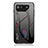 Custodia Silicone Specchio Laterale Sfumato Arcobaleno Cover LS1 per Asus ROG Phone 7 Pro Grigio Scuro