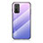 Custodia Silicone Specchio Laterale Sfumato Arcobaleno Cover LS1 per Huawei Honor 10X Lite Lavanda