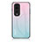 Custodia Silicone Specchio Laterale Sfumato Arcobaleno Cover LS1 per Huawei Honor 70 Pro 5G