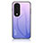 Custodia Silicone Specchio Laterale Sfumato Arcobaleno Cover LS1 per Huawei Honor 80 Pro 5G