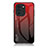 Custodia Silicone Specchio Laterale Sfumato Arcobaleno Cover LS1 per Huawei Nova 10 Pro Rosso