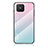 Custodia Silicone Specchio Laterale Sfumato Arcobaleno Cover LS1 per Huawei Nova 8 SE 4G