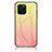 Custodia Silicone Specchio Laterale Sfumato Arcobaleno Cover LS1 per Huawei Nova Y61 Giallo