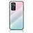 Custodia Silicone Specchio Laterale Sfumato Arcobaleno Cover LS1 per OnePlus 9RT 5G