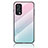 Custodia Silicone Specchio Laterale Sfumato Arcobaleno Cover LS1 per OnePlus Nord 2 5G