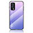 Custodia Silicone Specchio Laterale Sfumato Arcobaleno Cover LS1 per OnePlus Nord 2 5G Lavanda