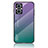 Custodia Silicone Specchio Laterale Sfumato Arcobaleno Cover LS1 per OnePlus Nord N20 5G Multicolore