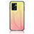 Custodia Silicone Specchio Laterale Sfumato Arcobaleno Cover LS1 per OnePlus Nord N300 5G Giallo