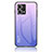 Custodia Silicone Specchio Laterale Sfumato Arcobaleno Cover LS1 per Oppo F21s Pro 4G