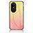 Custodia Silicone Specchio Laterale Sfumato Arcobaleno Cover LS1 per Oppo Reno10 Pro 5G