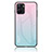 Custodia Silicone Specchio Laterale Sfumato Arcobaleno Cover LS1 per Realme 10S 5G