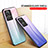 Custodia Silicone Specchio Laterale Sfumato Arcobaleno Cover LS1 per Realme GT2 Master Explorer