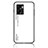 Custodia Silicone Specchio Laterale Sfumato Arcobaleno Cover LS1 per Realme Narzo 50 5G Bianco