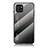 Custodia Silicone Specchio Laterale Sfumato Arcobaleno Cover LS1 per Samsung Galaxy A03 Grigio Scuro