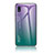 Custodia Silicone Specchio Laterale Sfumato Arcobaleno Cover LS1 per Samsung Galaxy A10e