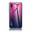 Custodia Silicone Specchio Laterale Sfumato Arcobaleno Cover LS1 per Samsung Galaxy A10e Rosa Caldo