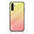 Custodia Silicone Specchio Laterale Sfumato Arcobaleno Cover LS1 per Samsung Galaxy A13 5G Giallo