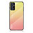 Custodia Silicone Specchio Laterale Sfumato Arcobaleno Cover LS1 per Samsung Galaxy A15 LTE Giallo