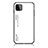 Custodia Silicone Specchio Laterale Sfumato Arcobaleno Cover LS1 per Samsung Galaxy A22s 5G Bianco