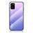 Custodia Silicone Specchio Laterale Sfumato Arcobaleno Cover LS1 per Samsung Galaxy A31 Lavanda