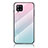 Custodia Silicone Specchio Laterale Sfumato Arcobaleno Cover LS1 per Samsung Galaxy A42 5G