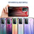 Custodia Silicone Specchio Laterale Sfumato Arcobaleno Cover LS1 per Samsung Galaxy A52 4G
