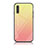 Custodia Silicone Specchio Laterale Sfumato Arcobaleno Cover LS1 per Samsung Galaxy A70S