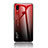 Custodia Silicone Specchio Laterale Sfumato Arcobaleno Cover LS1 per Samsung Galaxy M01s Rosso