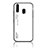 Custodia Silicone Specchio Laterale Sfumato Arcobaleno Cover LS1 per Samsung Galaxy M30 Bianco