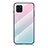 Custodia Silicone Specchio Laterale Sfumato Arcobaleno Cover LS1 per Samsung Galaxy M60s