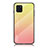 Custodia Silicone Specchio Laterale Sfumato Arcobaleno Cover LS1 per Samsung Galaxy M60s Giallo