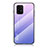 Custodia Silicone Specchio Laterale Sfumato Arcobaleno Cover LS1 per Samsung Galaxy M80S