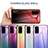 Custodia Silicone Specchio Laterale Sfumato Arcobaleno Cover LS1 per Samsung Galaxy S20