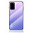 Custodia Silicone Specchio Laterale Sfumato Arcobaleno Cover LS1 per Samsung Galaxy S20 Plus 5G Lavanda