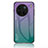 Custodia Silicone Specchio Laterale Sfumato Arcobaleno Cover LS1 per Vivo X90 Pro 5G Multicolore