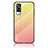 Custodia Silicone Specchio Laterale Sfumato Arcobaleno Cover LS1 per Vivo Y53s NFC Giallo