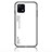 Custodia Silicone Specchio Laterale Sfumato Arcobaleno Cover LS1 per Vivo Y72 India Bianco