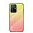 Custodia Silicone Specchio Laterale Sfumato Arcobaleno Cover LS1 per Xiaomi Mi 11T Pro 5G Giallo