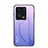 Custodia Silicone Specchio Laterale Sfumato Arcobaleno Cover LS1 per Xiaomi Mi 13 5G Lavanda