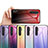 Custodia Silicone Specchio Laterale Sfumato Arcobaleno Cover LS1 per Xiaomi Mi Note 10 Lite