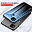Custodia Silicone Specchio Laterale Sfumato Arcobaleno Cover LS1 per Xiaomi POCO C3