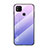 Custodia Silicone Specchio Laterale Sfumato Arcobaleno Cover LS1 per Xiaomi POCO C3 Lavanda