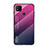 Custodia Silicone Specchio Laterale Sfumato Arcobaleno Cover LS1 per Xiaomi POCO C31 Rosa Caldo