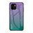 Custodia Silicone Specchio Laterale Sfumato Arcobaleno Cover LS1 per Xiaomi Poco C50 Multicolore