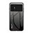 Custodia Silicone Specchio Laterale Sfumato Arcobaleno Cover LS1 per Xiaomi Poco M4 5G Grigio Scuro