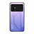 Custodia Silicone Specchio Laterale Sfumato Arcobaleno Cover LS1 per Xiaomi Poco M4 5G Lavanda