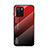 Custodia Silicone Specchio Laterale Sfumato Arcobaleno Cover LS1 per Xiaomi Poco X3 GT 5G Rosso