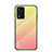 Custodia Silicone Specchio Laterale Sfumato Arcobaleno Cover LS1 per Xiaomi Poco X4 NFC Giallo