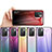 Custodia Silicone Specchio Laterale Sfumato Arcobaleno Cover LS1 per Xiaomi Redmi 10 4G