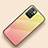 Custodia Silicone Specchio Laterale Sfumato Arcobaleno Cover LS1 per Xiaomi Redmi 10 4G Giallo